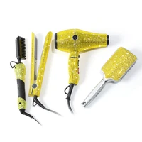 popular salon equipment tool whole set tools bling rhinestone crystal hot hair tool