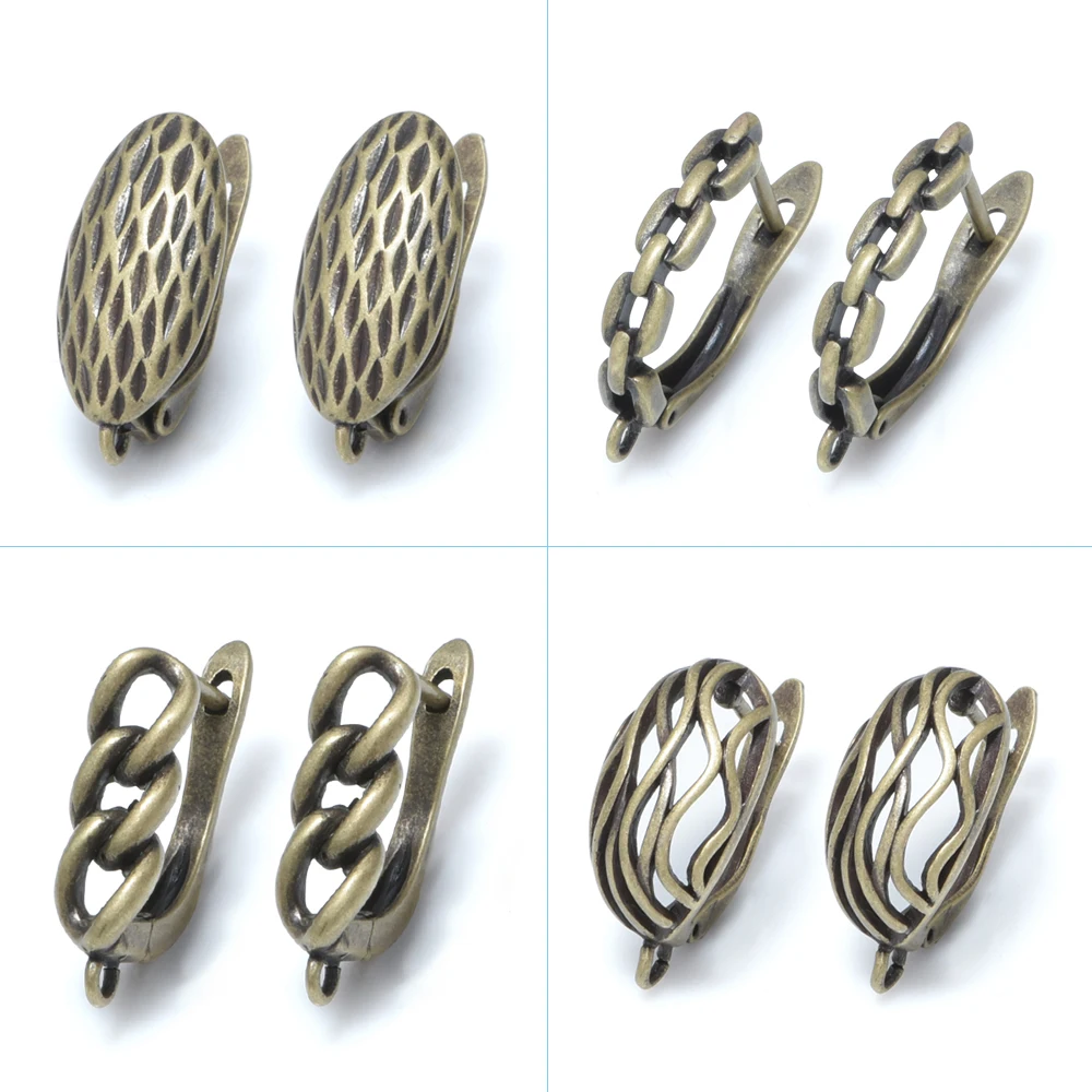 Античная бронза для сережек-крючков DARENLI 1 пара