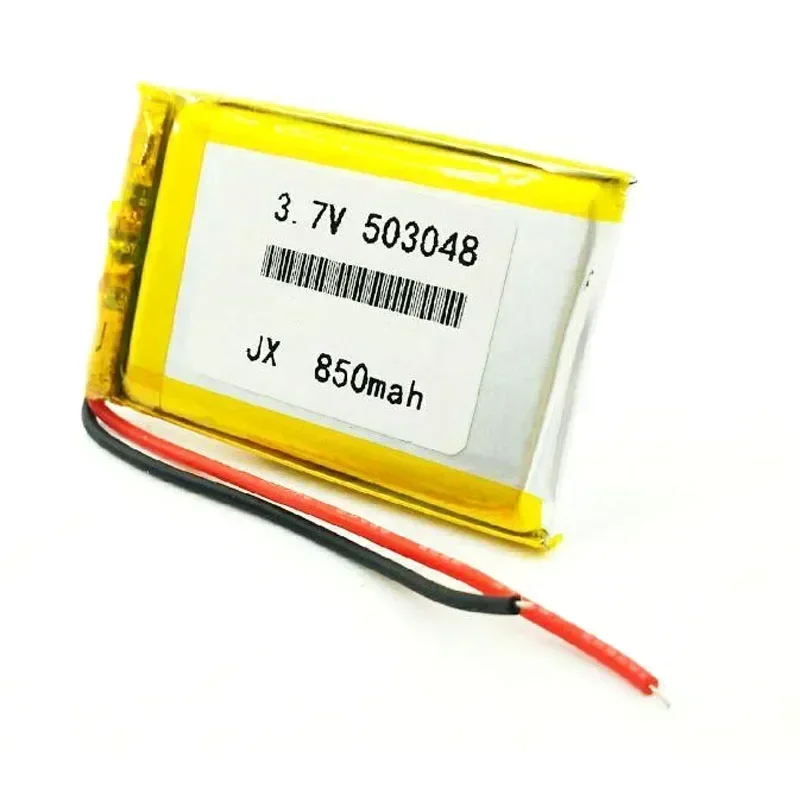 1 шт. 3 7 В 850 мАч 503048 Lipo полимерный литий-ионный аккумулятор для видеорегистратора