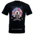 Футболка Namaste с цветами Будды, Модная хлопковая футболка с положительными цитатами, модная футболка в стиле Харадзюку, уличная одежда