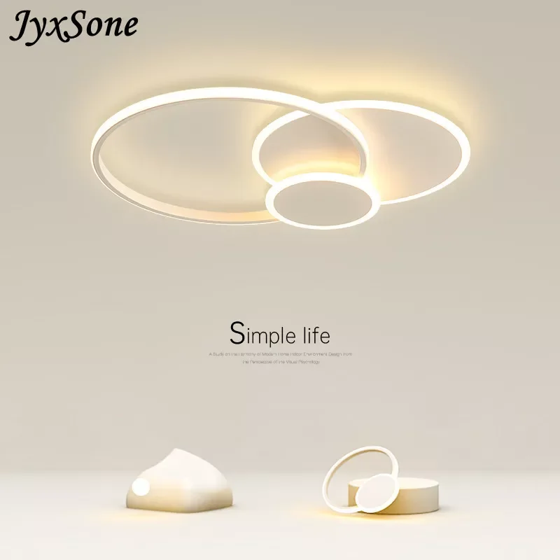 

NEW2023 Simple Dimmer Led Ceiling Lights for Home Decoration Living Room Bedroom Children's Dining Room Chandelier with Remo