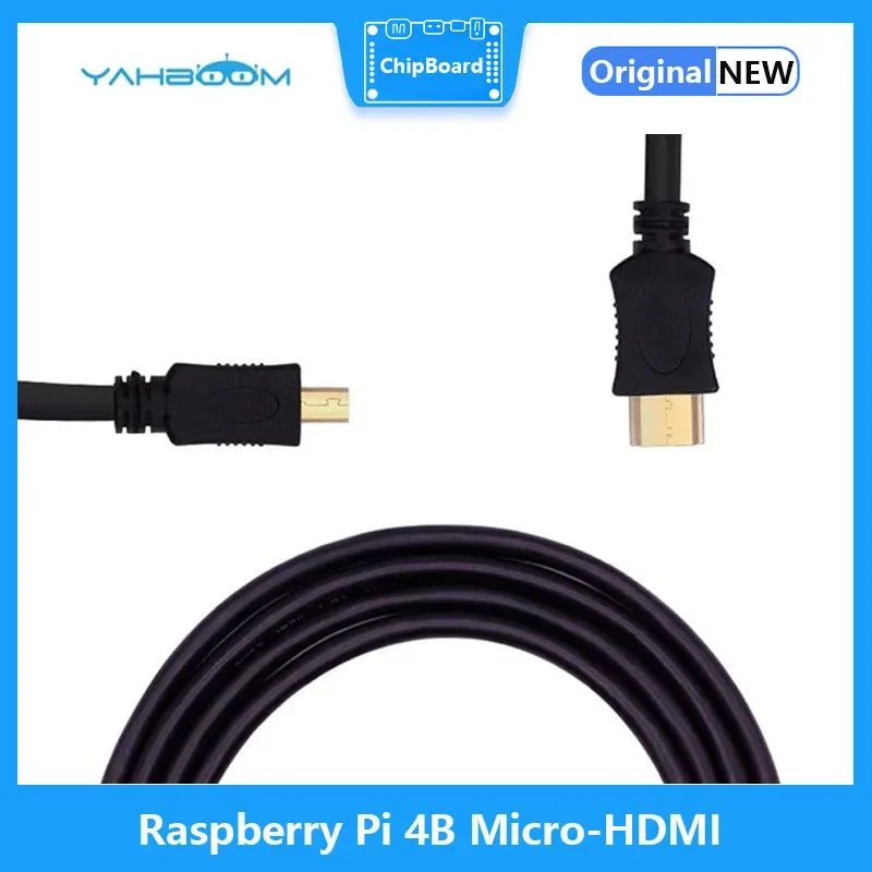 Кабель Micro-HDMI высокой четкости 4K кабель для монитора передачи данных Raspberry Pi 4B/5 30