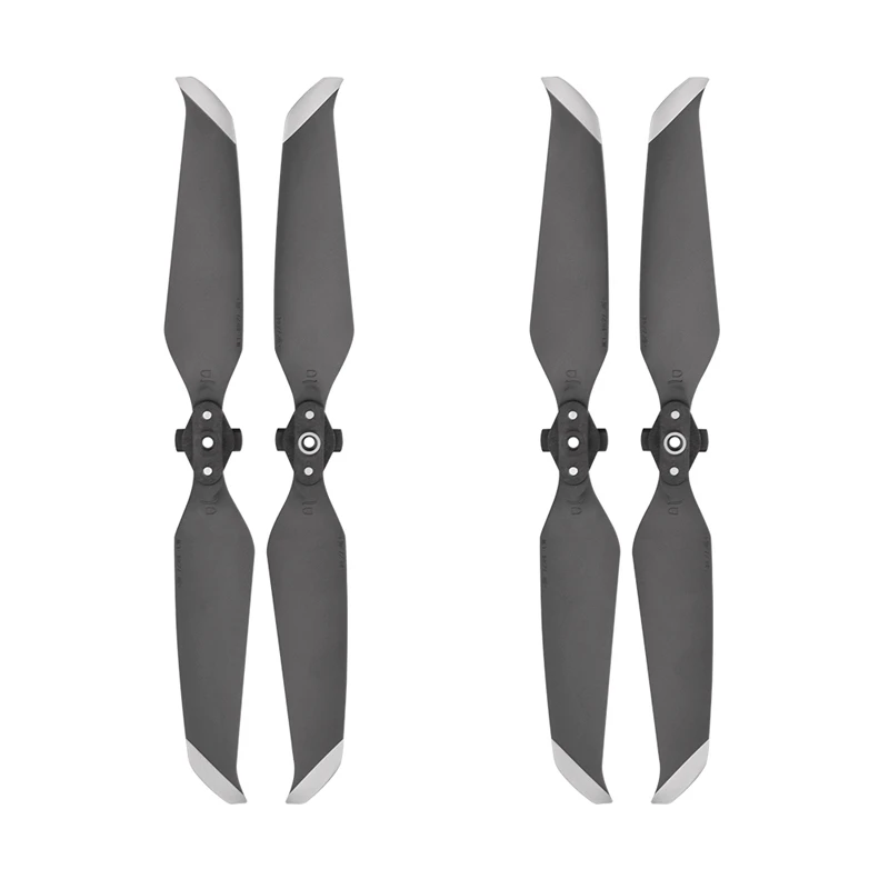 

2X For DJI Mavic Air 2 Low-Noise Propellers 7238 Propellers For DJI Mavic Air 2-Black Silver Edge