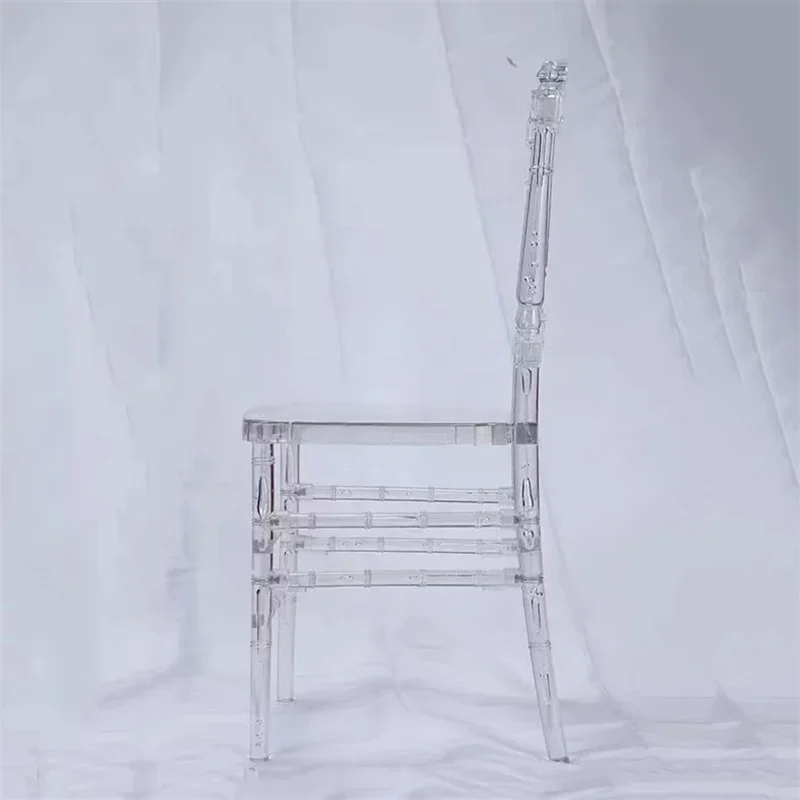 Стул Chiavari из смолы прозрачный акриловый съемный стул тиффани для отеля свадьбы
