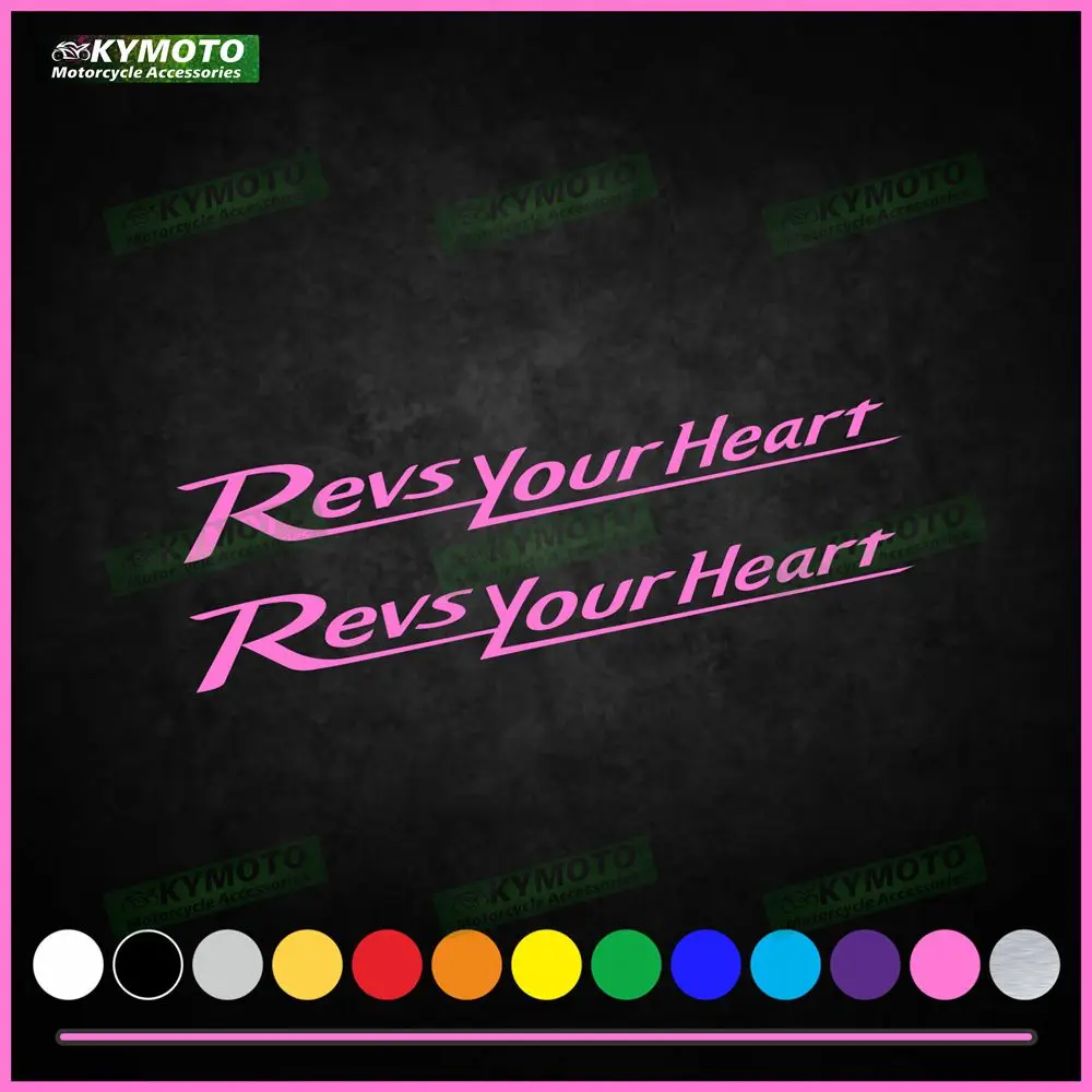

Для Revs your heart аксессуары для мотоциклов наклейки обтекатель украшения шлем топливный бак ветрокрыло двигателя логотип светоотражающие наклейки