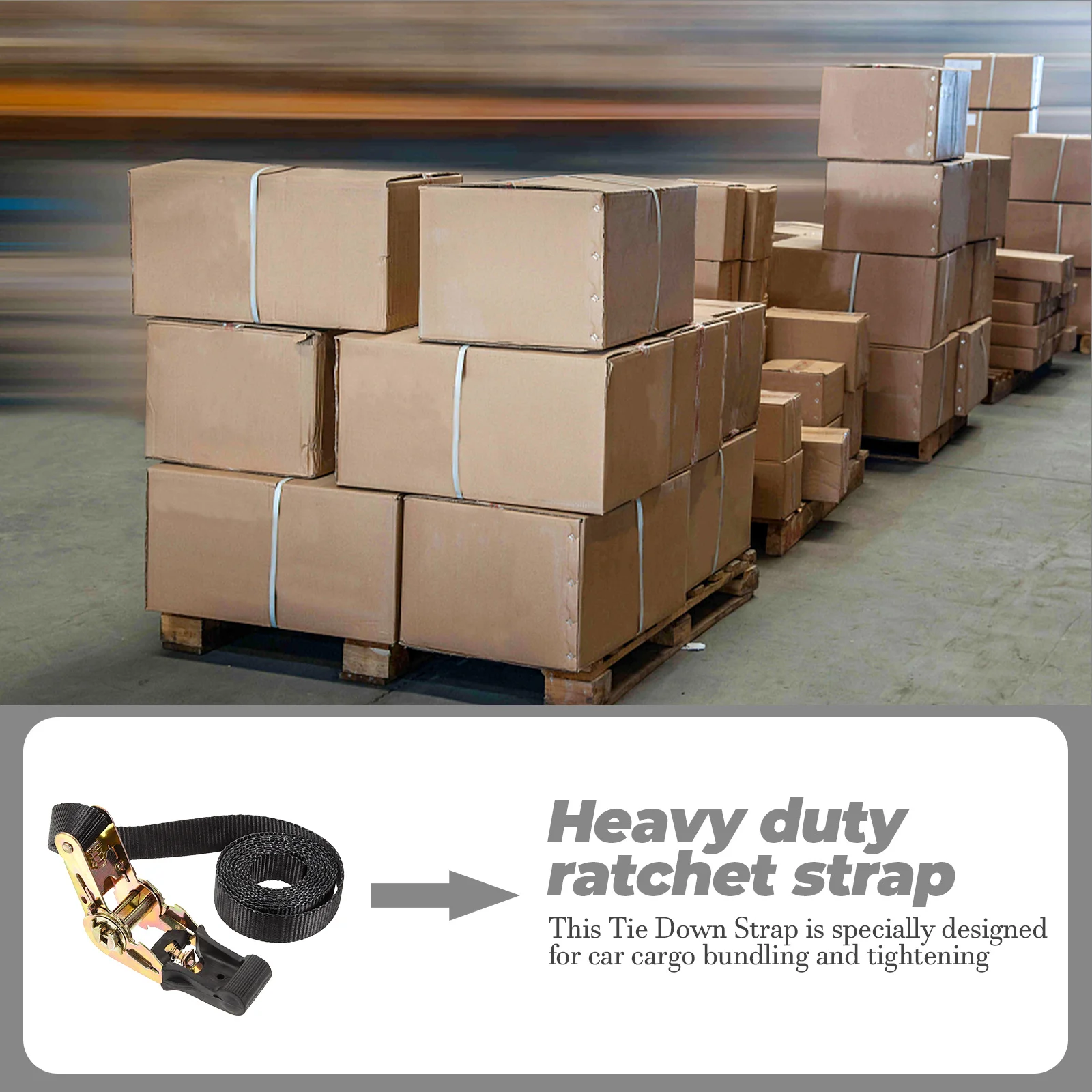 Ремень натяжителя с храповым механизмом и крючками для мотоцикла зажимной