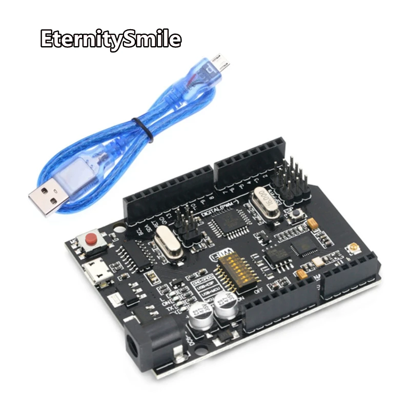 Новое поступление UNO + WiFi R3 ATmega328P ESP8266 (память 32 Мб) Φ CH340G для Arduino Uno NodeMCU WeMos |
