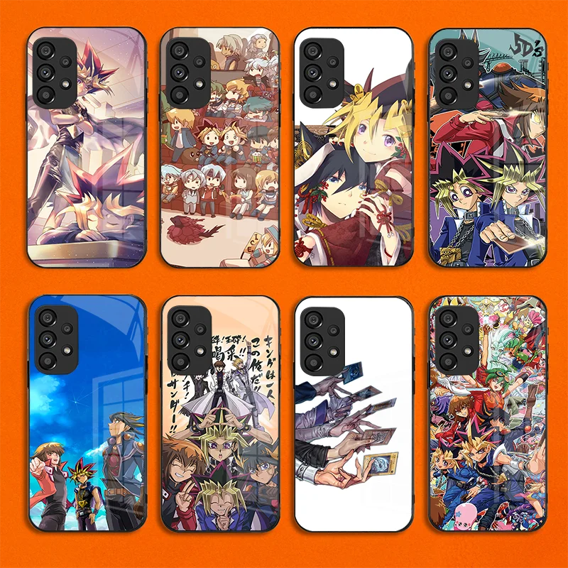 

Yu-Gi-Oh! for Samsung Galaxy Note 8 9 S10 Plus S20 S21 FE S23 Ultra A12 A13 A32 A33 Anime Game King Tempered Glass Phone Case