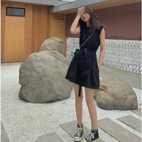 2021 women summer high waist wide leg jumpsuit overalls shorts gray black bodysuit new women chic fashion y2k roupas femininas