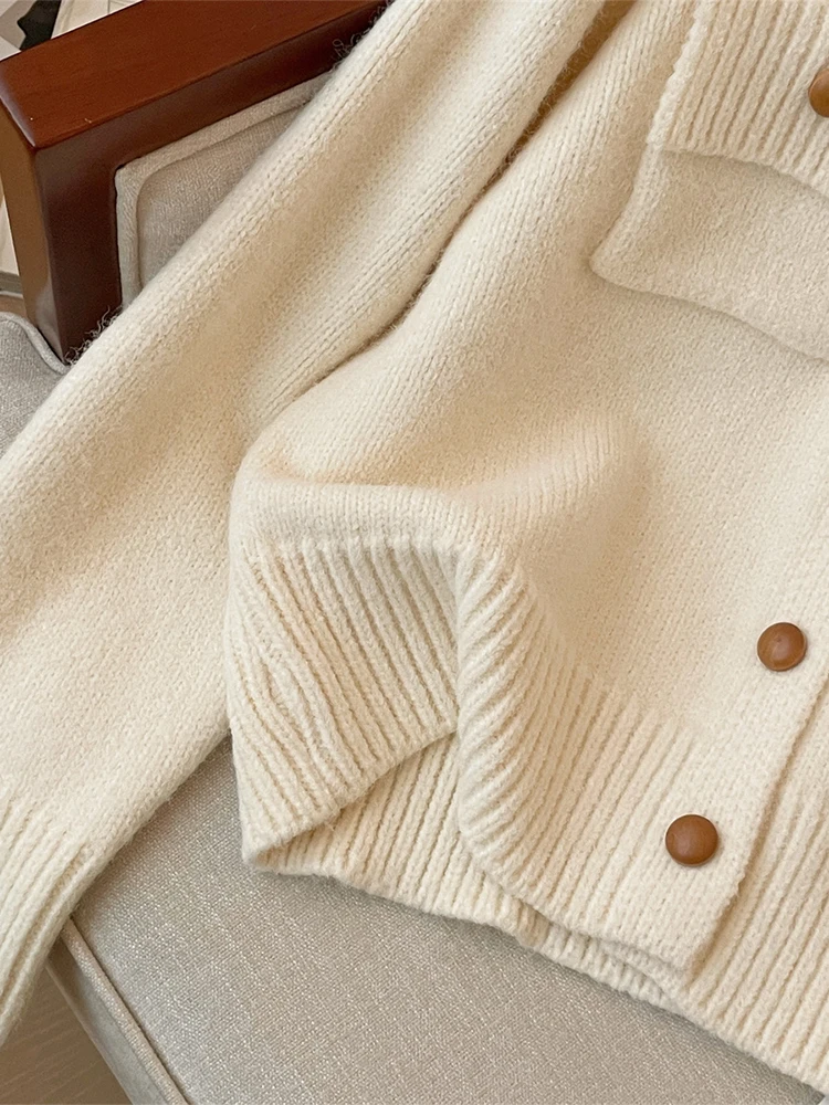 Женский желтый кардиган свитер в стиле Харадзюку 90-х годов винтажный корейский