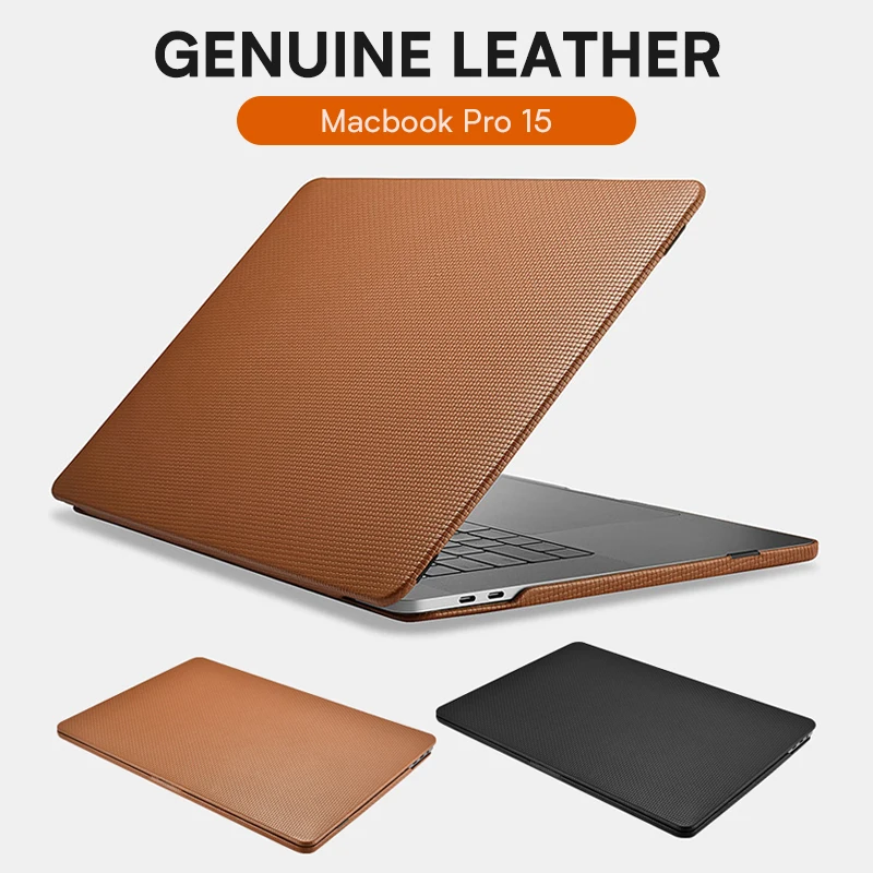 

Новинка, чехол из 2022 натуральной кожи для MacBook Pro, 15-дюймовый чехол, роскошные сумки и чехлы для ноутбука для отдыха, защитный чехол