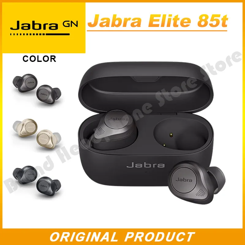 100% Original Jabra Elite 85t True Wireless Bluetooth Earphone Sports Headset Music Game Headphones HK Version