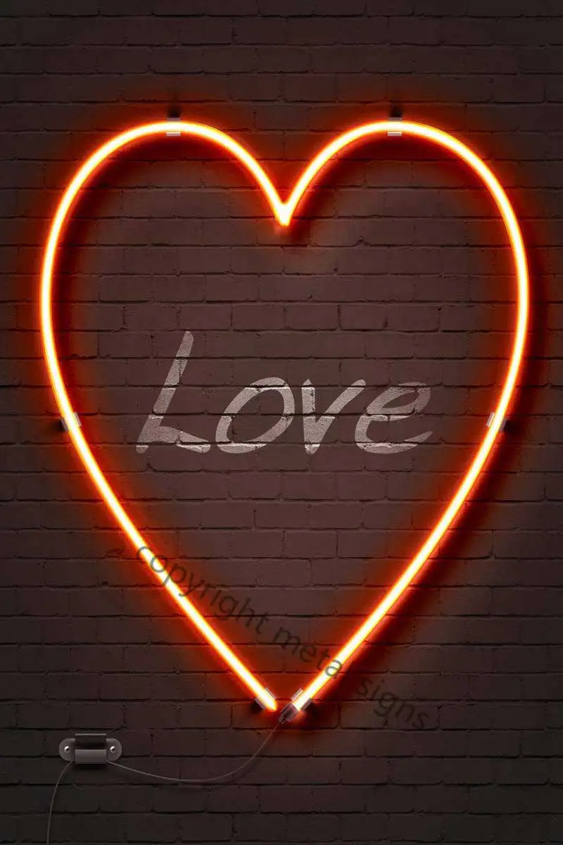 

Неоновая вывеска Love Heart, металлические вывески, Настенный декор, декор для комнаты, неоновая вывеска в стиле ретро для кафе, дома, клуба, мужс...