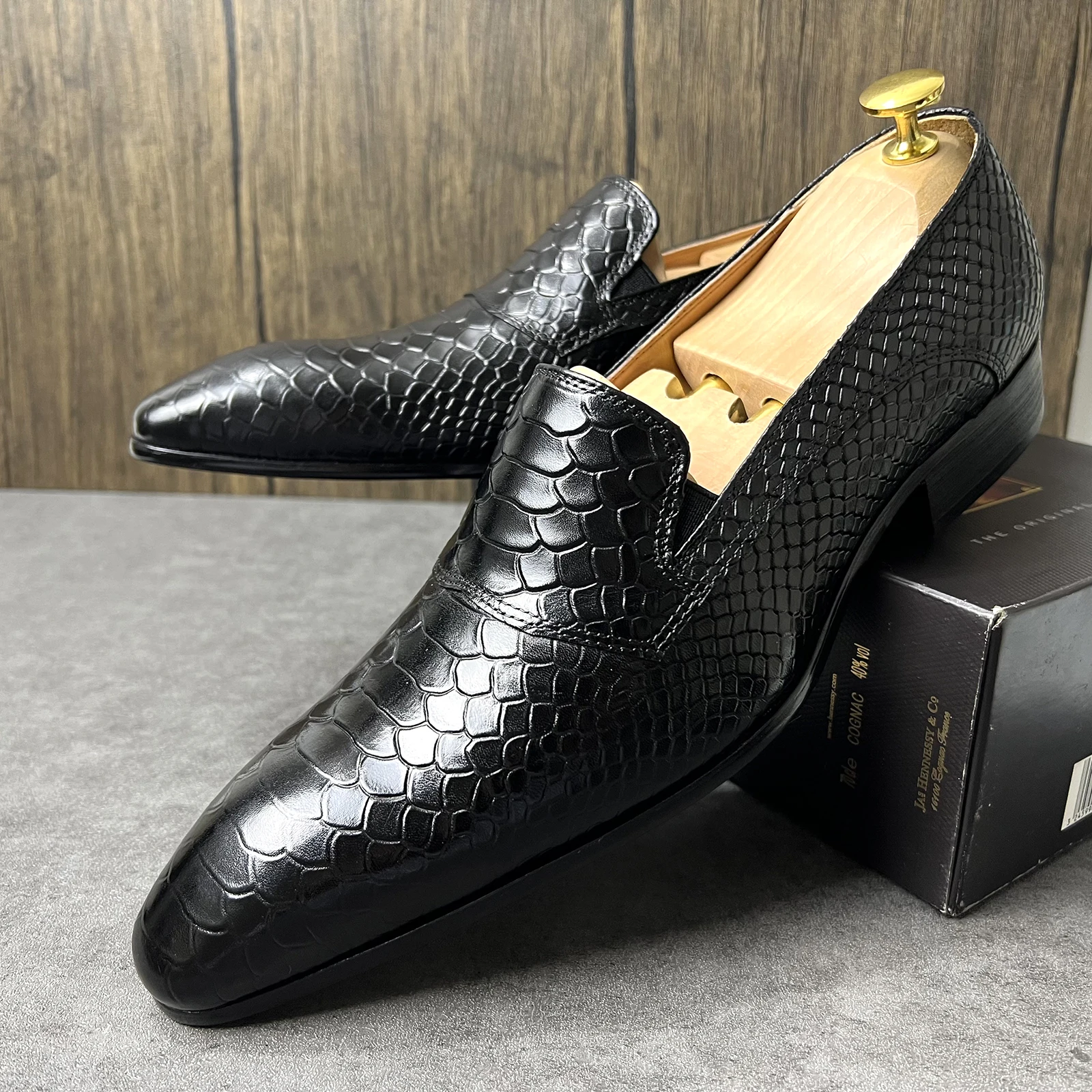 Мокасины мужские из натуральной телячьей кожи классические туфли итальянский