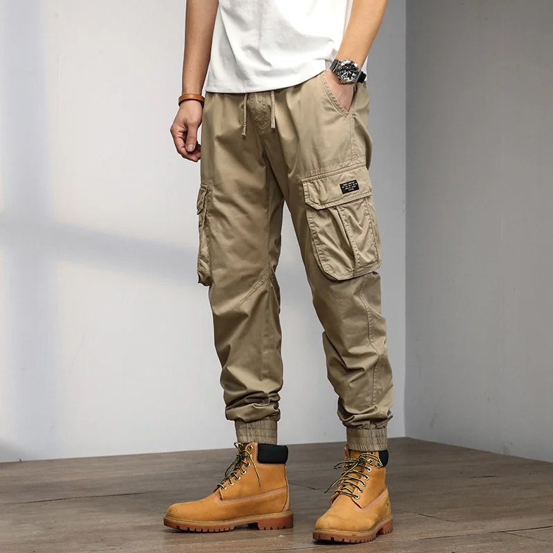 

Spring Autumn For 2022 Outdoor Military Style Cargo Green Black Pocket Fashion Pants Army Tactical Casual Trouers 28-38 40