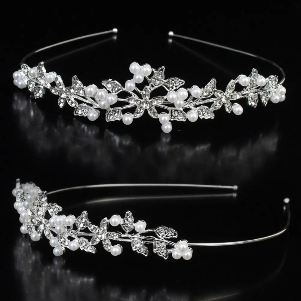 Королевская принцесса свадебные диадемы короны пресноводный жемчуг повязки для