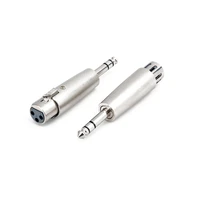 3pin xlr female to 6 35mm male mono jack lead adapter microphone leader adapter