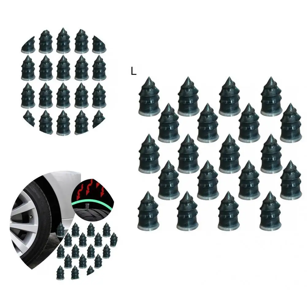 

20Pcs Reliable Efficient Tubeless Tire Repair Nail Lightweight Vacuum Tyre Repair Nail Time-saving for Bicycle
