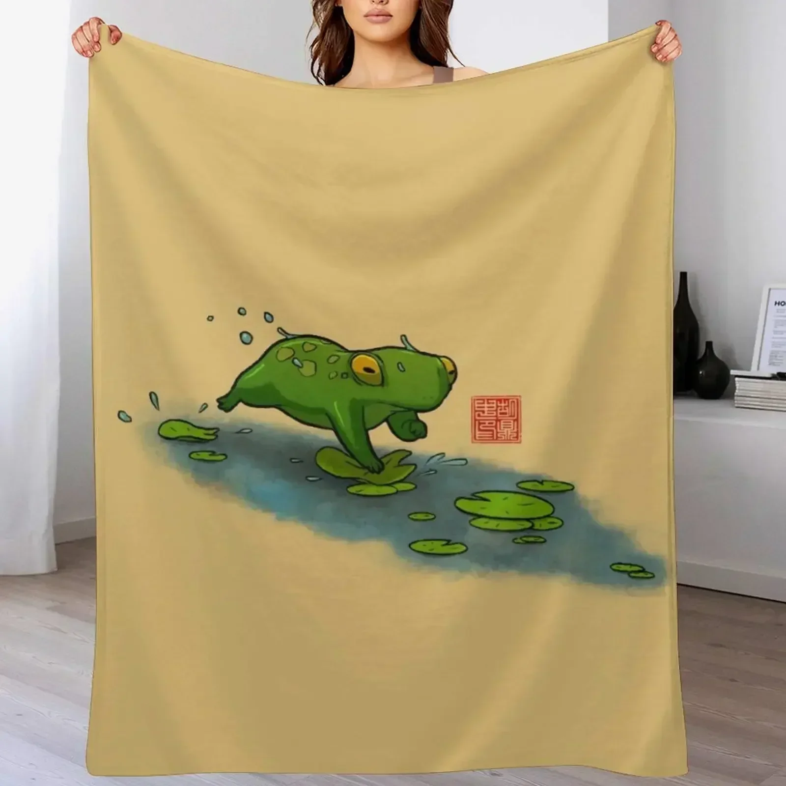 лягушка кошка лилия подушечки пледы гигантский диван мягкие кровати тонкие