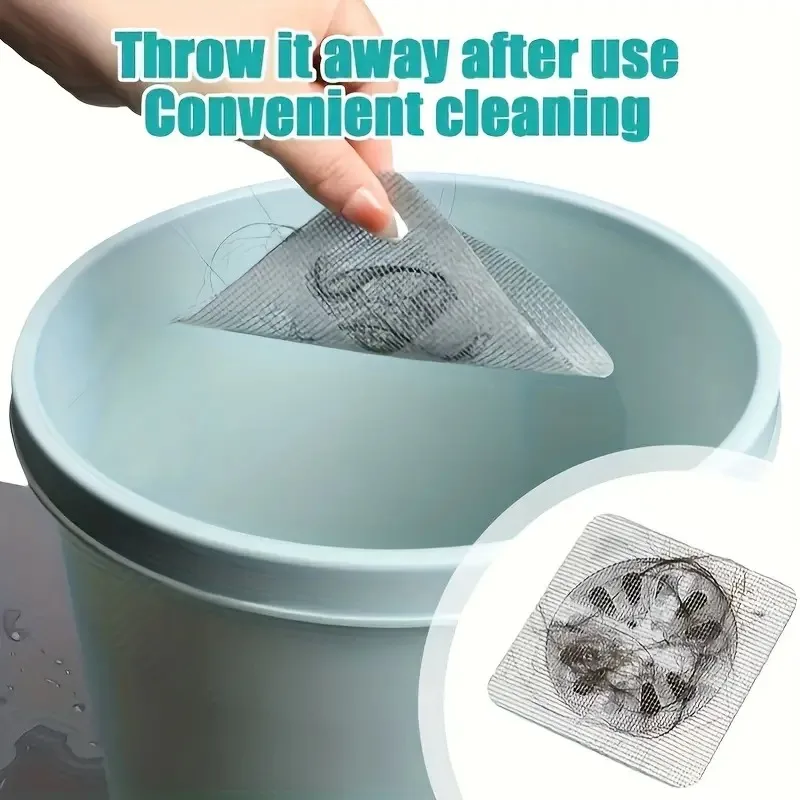 Attrape-Poils для Douche en Maille Couvertures de Vidange Filtre d'Évier Sol Autocollants Accessoire