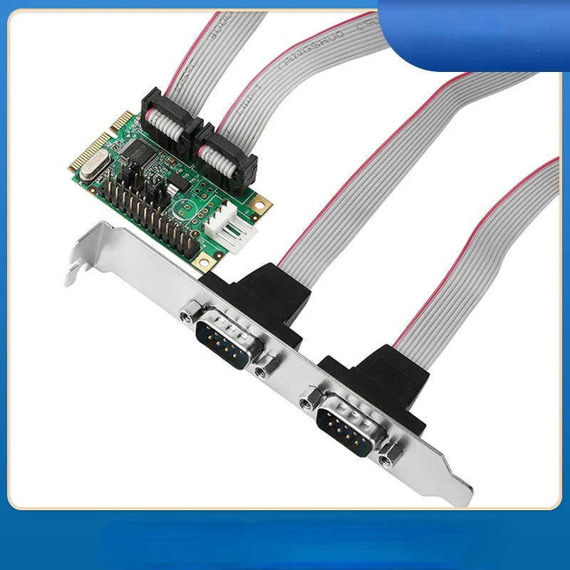 

Mini pcie To 232 Плата расширения последовательного порта Mpcie в параллельный порт 25-контактный двухстрочный адаптер