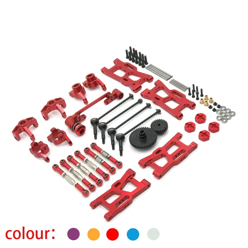 Enlarge 1 Set Metal Parts  Wltoys 144001 124019 124018 124017 124016 Upgraded  RC Car Parts