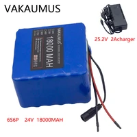 24v 18ah lithium battery pack 6s6p 25 2v 250w 350w 500w ebike electric bicycle scooter childrens car lawn mower sprayer 18650