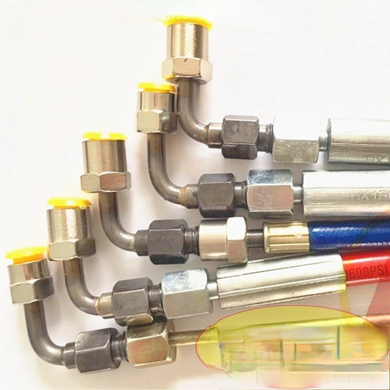 

1Pcs High Pressure Common Rail Tubing Conversion Elbow M14 to M12 M14 M16 Outer Wire M12 to EFI Common Rail Test Bench