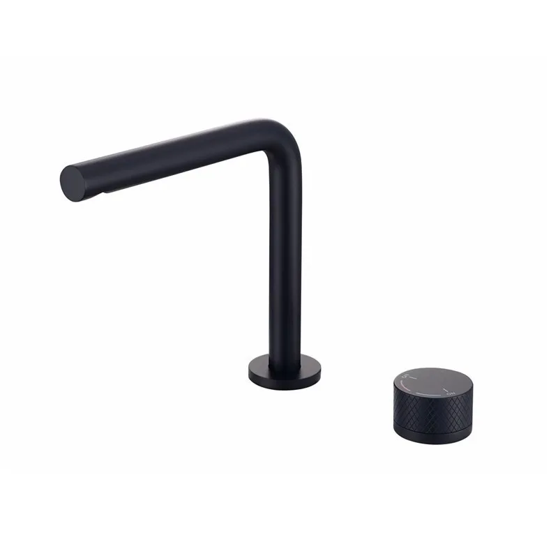 

Матовый золотой смеситель для ванной комнаты с двумя отверстиями, пистолет, серый смеситель для раковины, смеситель для раковины, никель, широкий черный смеситель для раковины