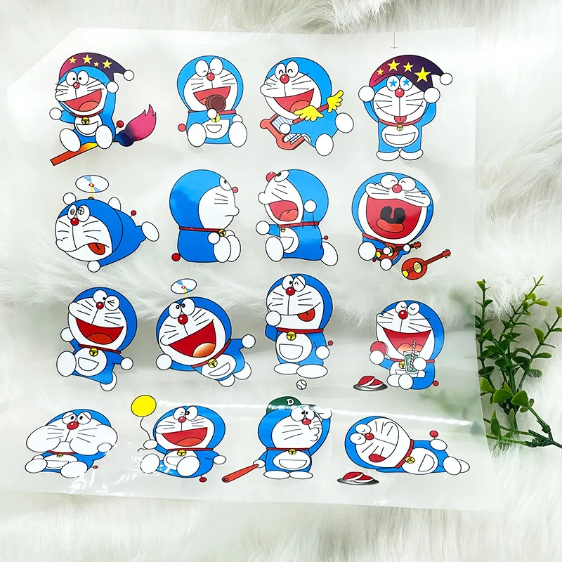 

Термотрансферный офсетный термотрансферный узор Doraemon «сделай сам», нашивка для одежды ручной работы, нашивка, ткань, декоративная наклейка...