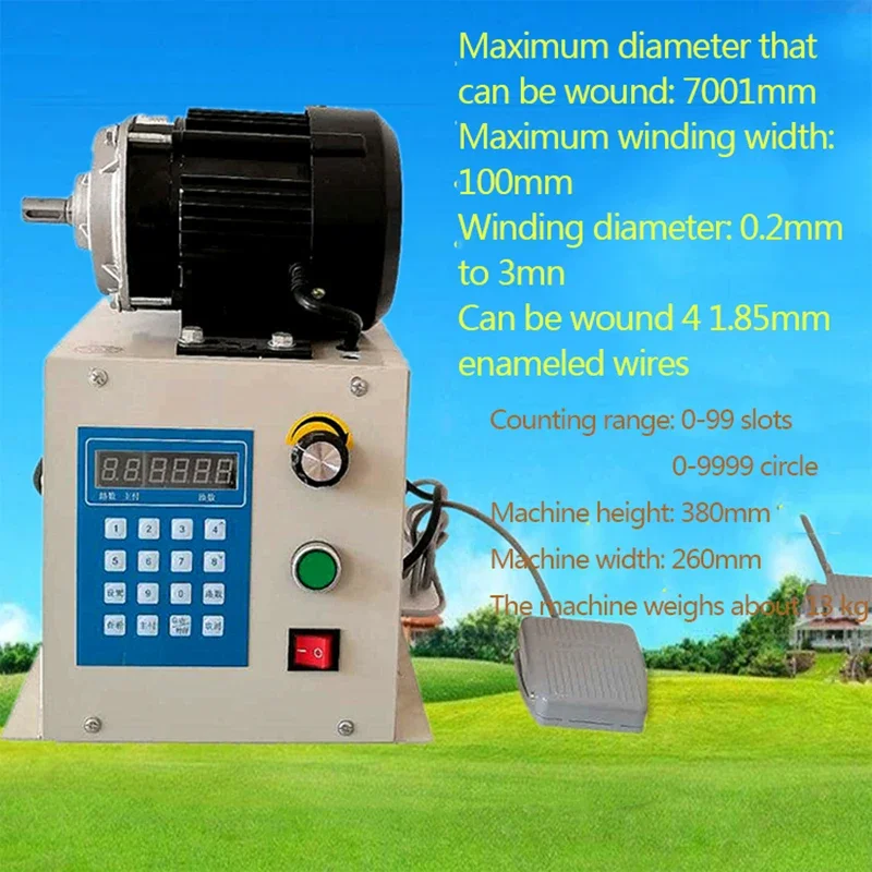 Электрический намоточный станок с ЧПУ 800 Вт высоким крутящим моментом и патроном