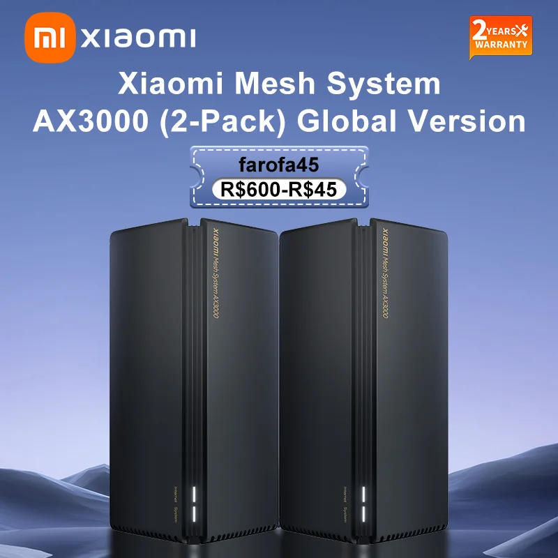 Xiaomi Mesh System AX3000 (2 шт. в упаковке) |