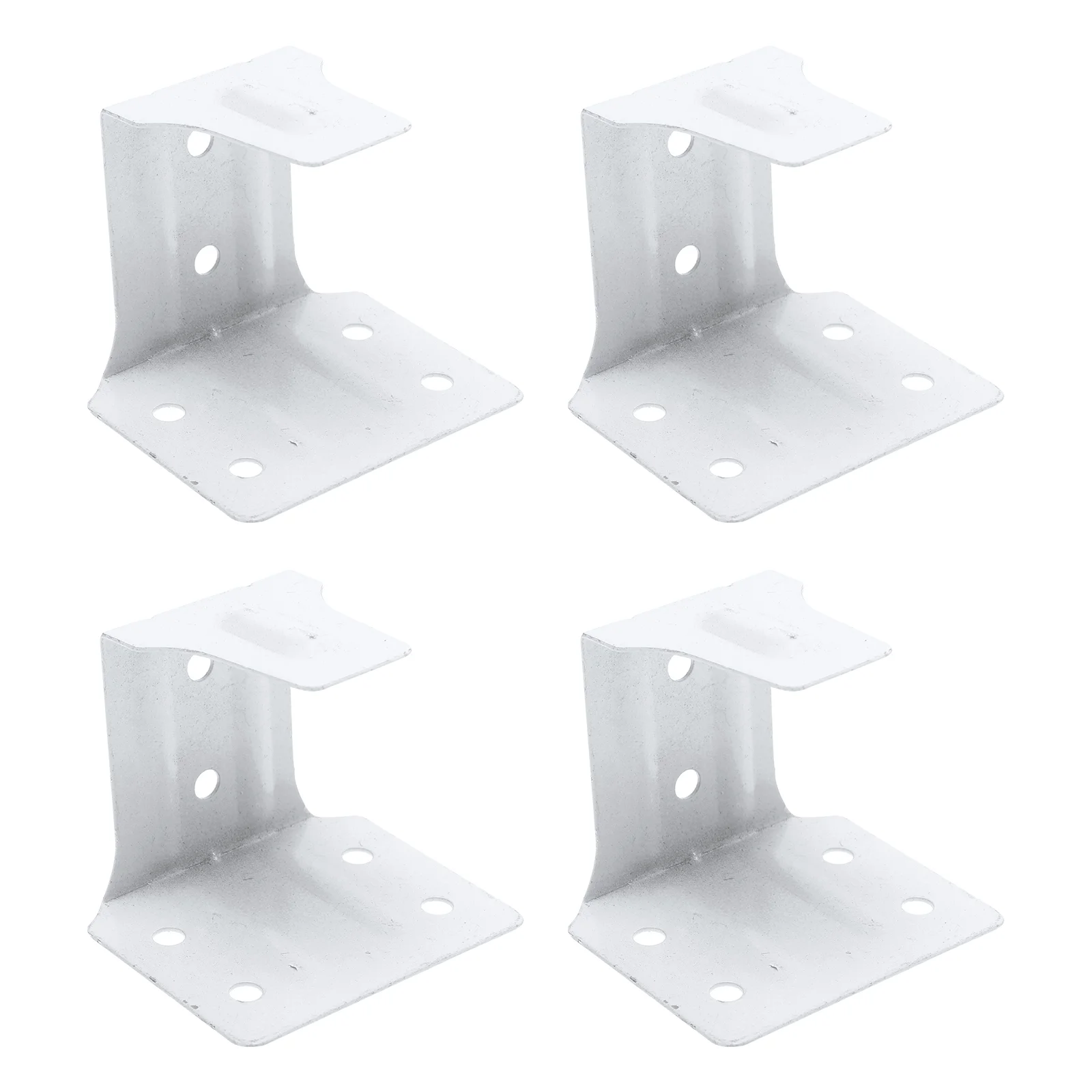 

4pcs Curtain Mounting Bracket Sturdy Prime Durable Rack Bracket for Home Curtain