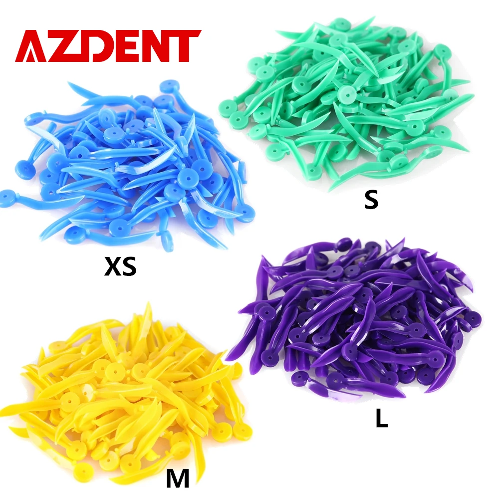AZDENT 100 шт./коробка Стандартный клин для зубов с отверстиями размер большого