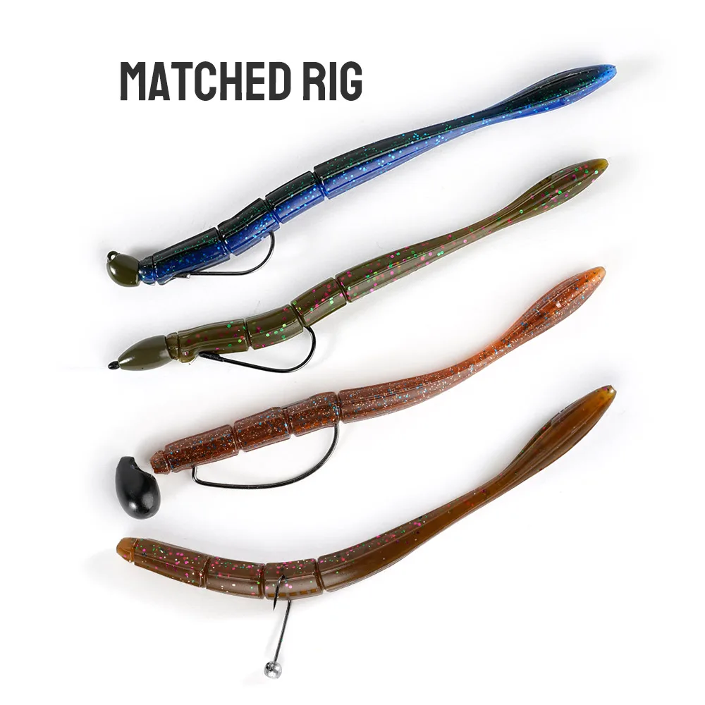 DYY Stick Мягкая приманка в виде червя 15,5 см, 6 дюймов, 8,4 г, пузырьковая блесна, силиконовая искусственная Мягкая приманка, свимбейт для окуня, щу... (art.: 3920bee6627f0) - 3920bee6627f0