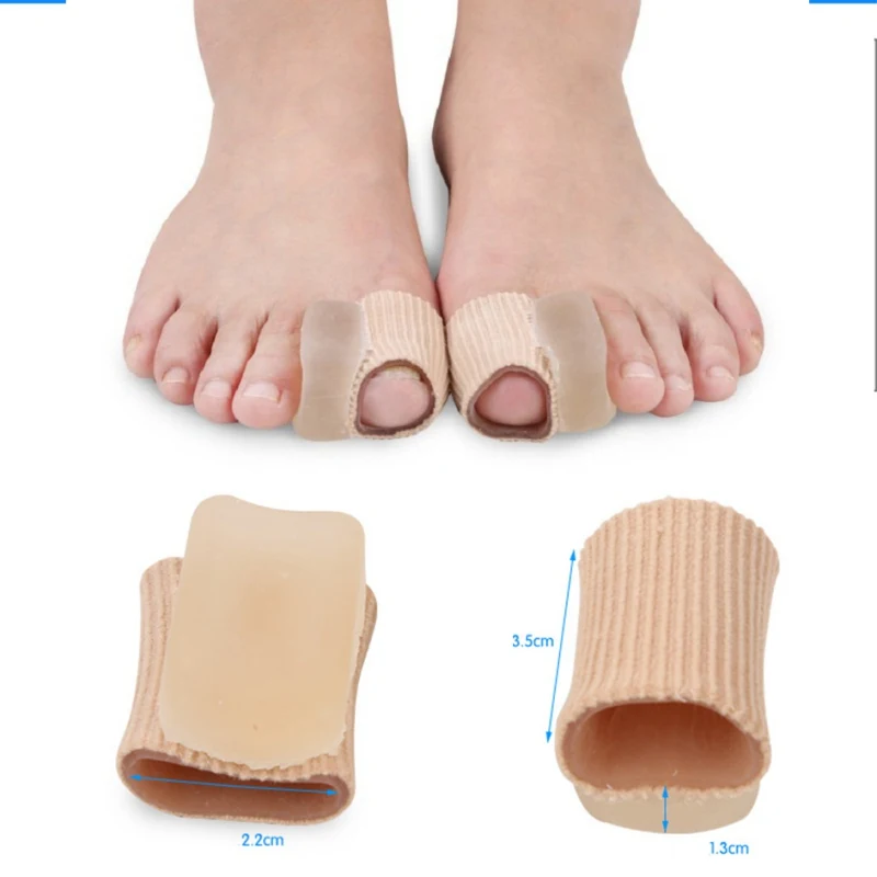 

1PC Hallux Valgus Orthosis Silicone Elastic Thumb Tube Corn Pads Toe Separator Foot Care Tool Skin Health Care Supplies