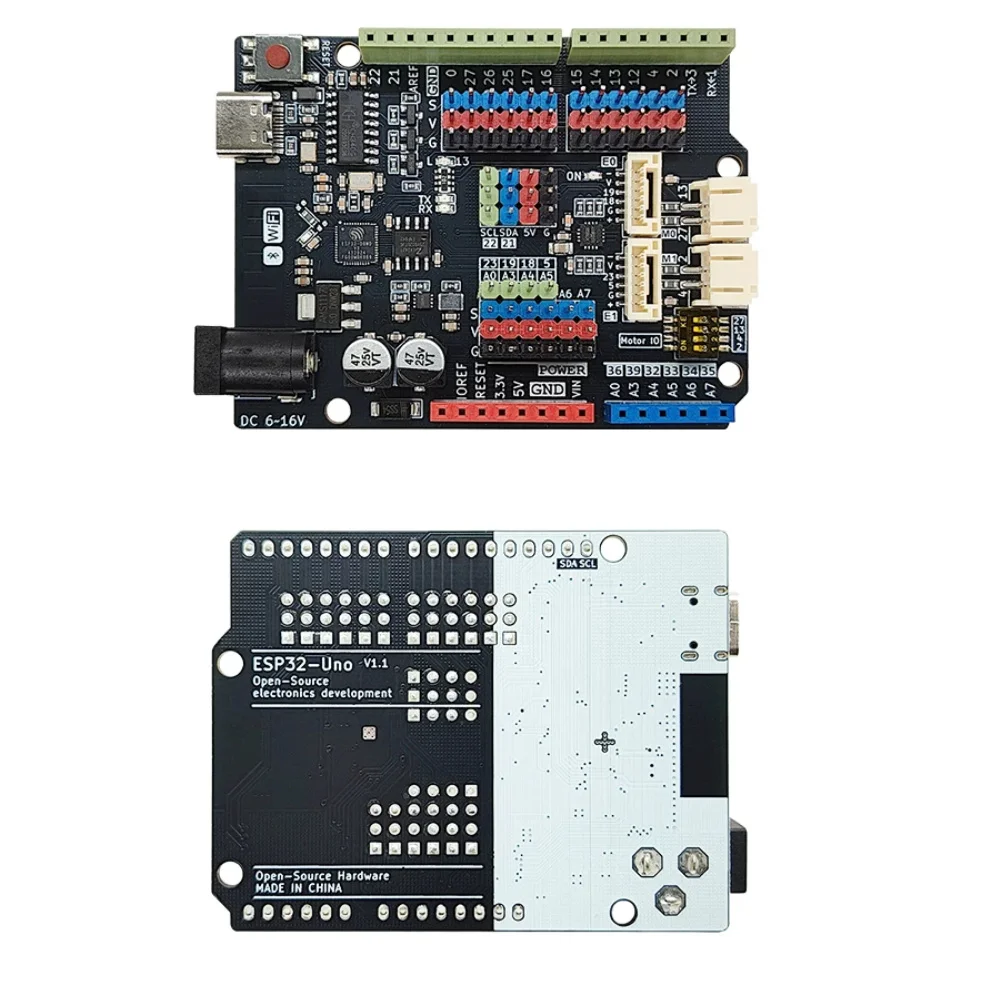 Плата управления ESP32-WROOM-32, плата разработки ESP32-UNO, Wi-Fi, Bluetooth, двойной режим, совместима с Arduino UNO (art.: 3920da55ca748) - 3920da55ca748