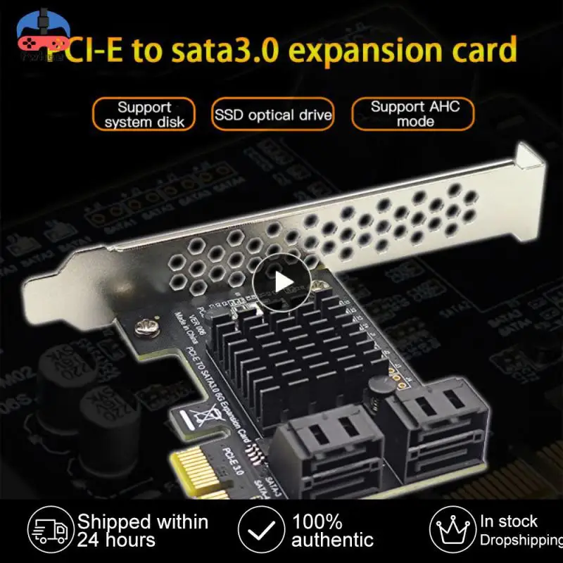 

Support Ahci1.0 Mode Expansion Ipfs Hard Disk Support Hot Plug And Hot Plug Pci-e Gen3 To Sata3.0 Expansion Card Supports 4 Sata