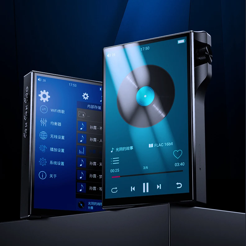 

Mp3-плеер высокой четкости Q8, DSD DAC OTG, портативный цифровой аудио музыкальный Hi-Fi плеер, встроенный 16 ГБ и Внешняя память, поддержка 256 ГБ