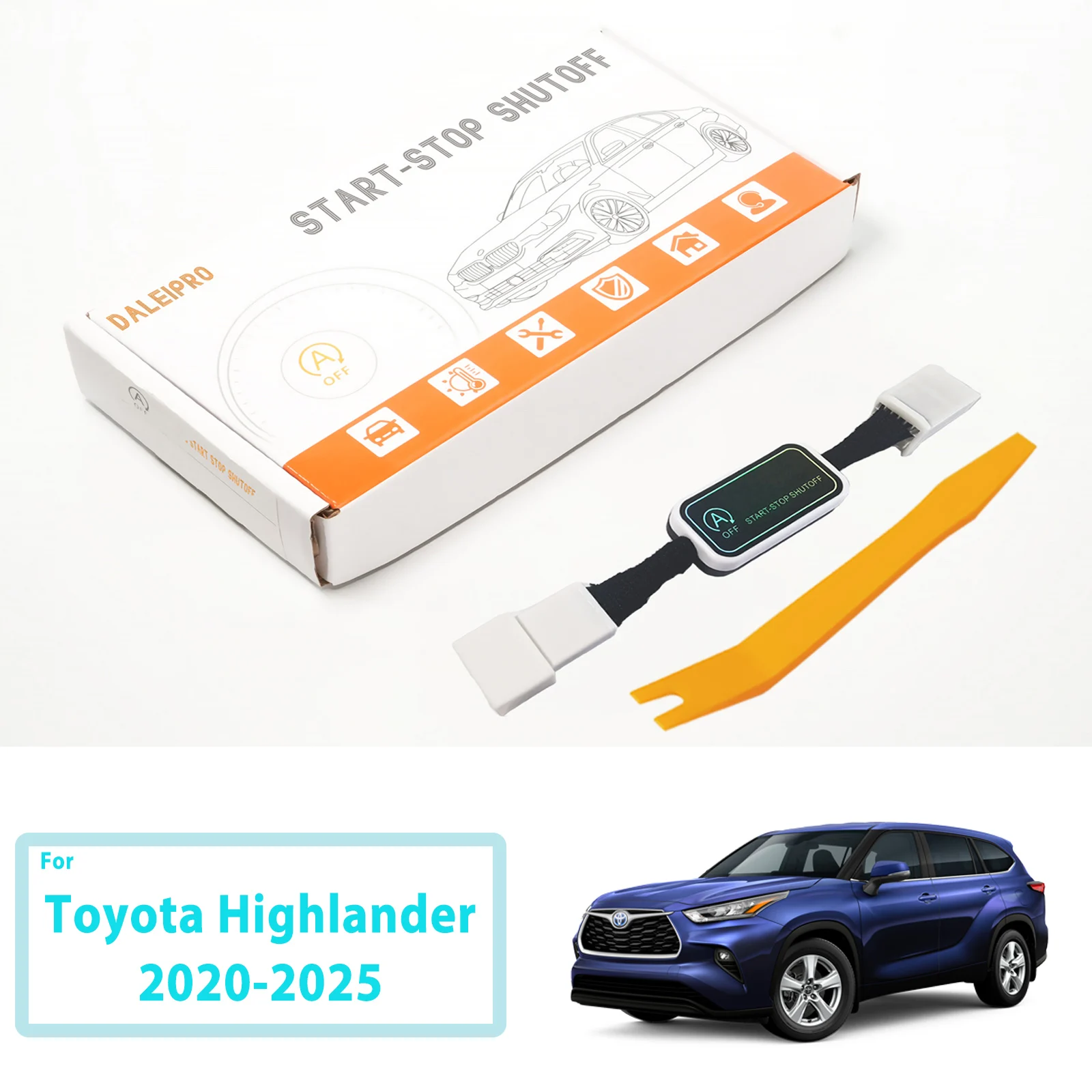 

Для Toyota Highlander XU70 2020-2025 автоматическая система остановки и запуска двигателя, умный выключаемый автомобильный автоматический запуск, элиминатор остановки
