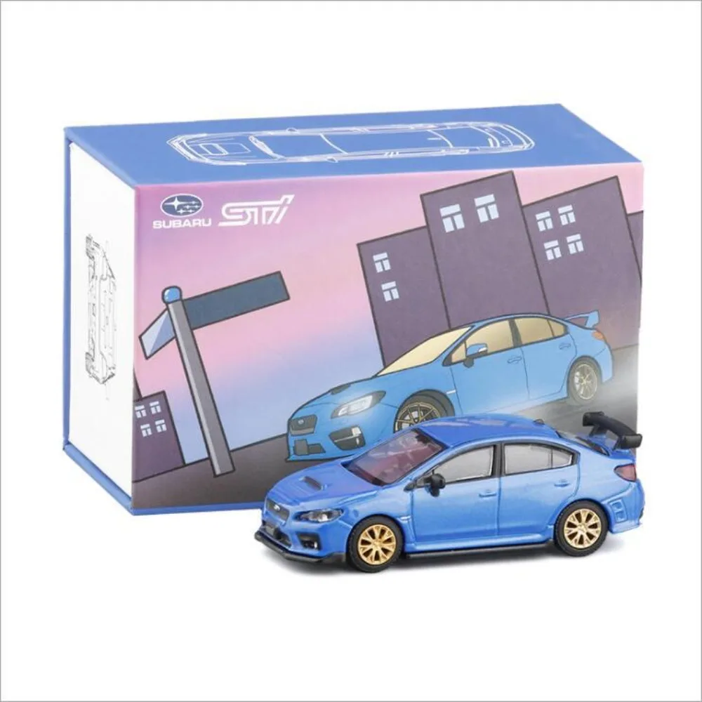 

1/64 Subaru STI Supercar Toy Model Alloy Diecast Sliding Static Model Car Adult Collectible Decoration Toy for Boys Holiday Gift