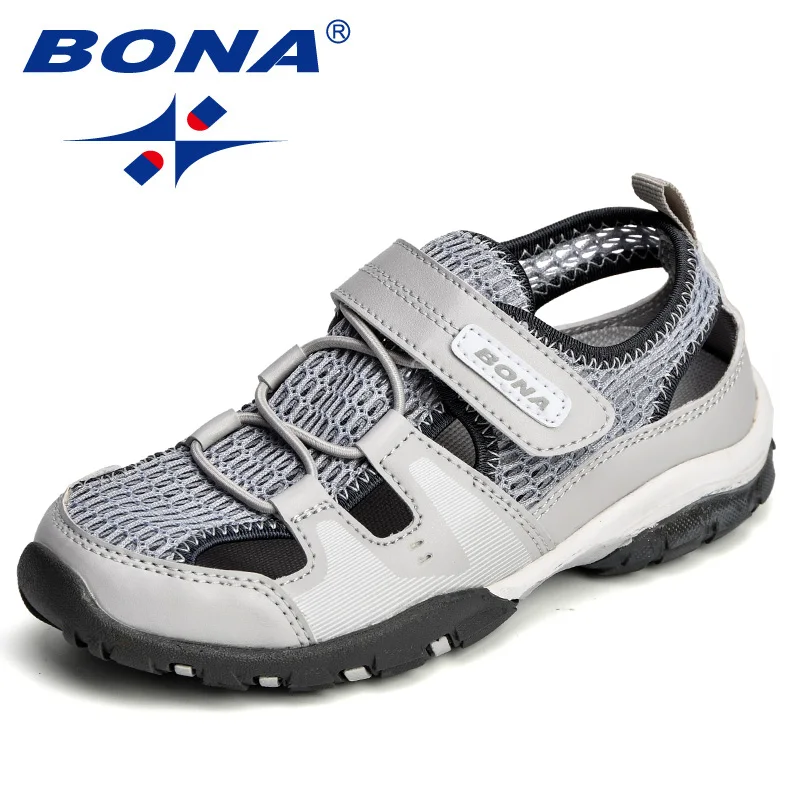 

BAONA New Arrival Classics Style Children Sandals Mesh Hook & Loop Boys Summer Shoes Outdoor Girls Shoes Light Free Shipping