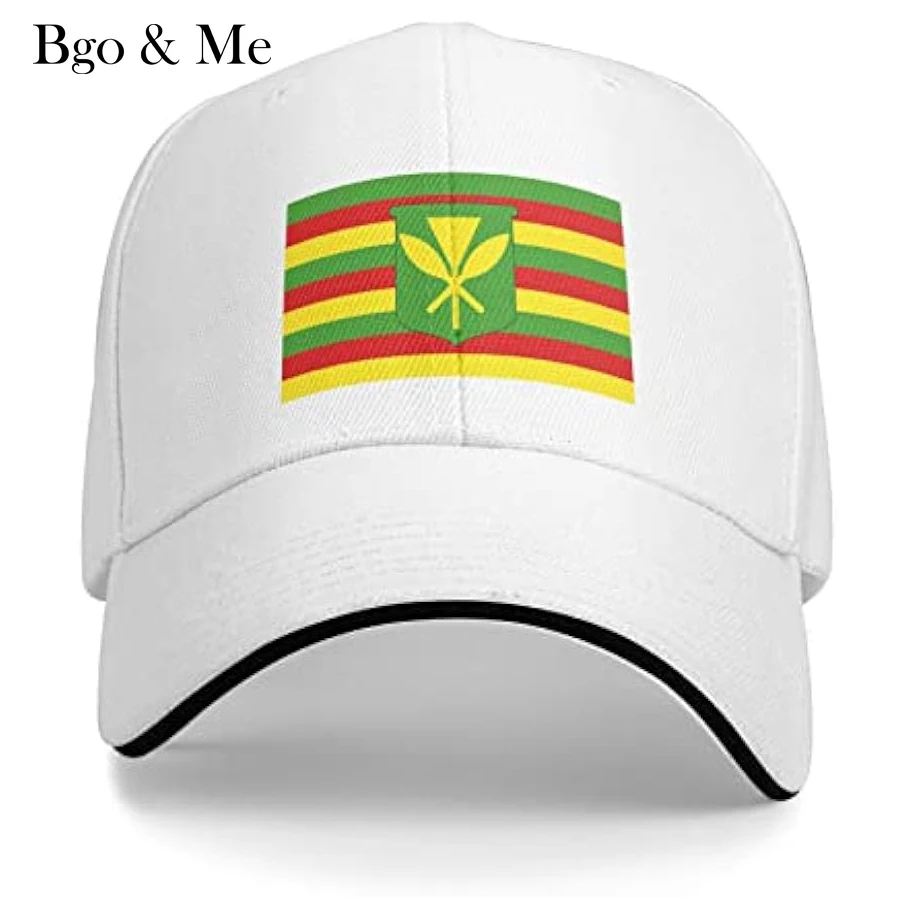 

Kanaka Maoli Native Hawaiian Flag Unisex Baseball Cap Fits Men Women Adjustable Dad Hat Sandwich Bill Cap