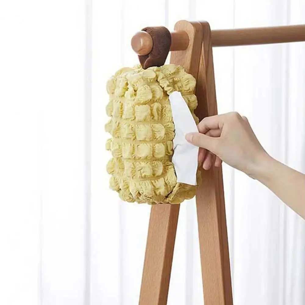 

Tissue Box Stylish Tight Stitching Super Soft Car Office Napkin Paper Holder Auto Accessories Tissue Case Napkin Dispenser