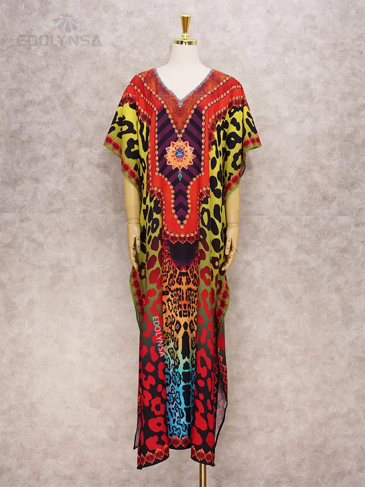 Beach Dress Kaftan Pareo Sarongs Sexy Cover-Up Bikini Swimwear Tunic Swimsuit Bathing Suit Cover Ups Robe De Plage Q1229 | Женская