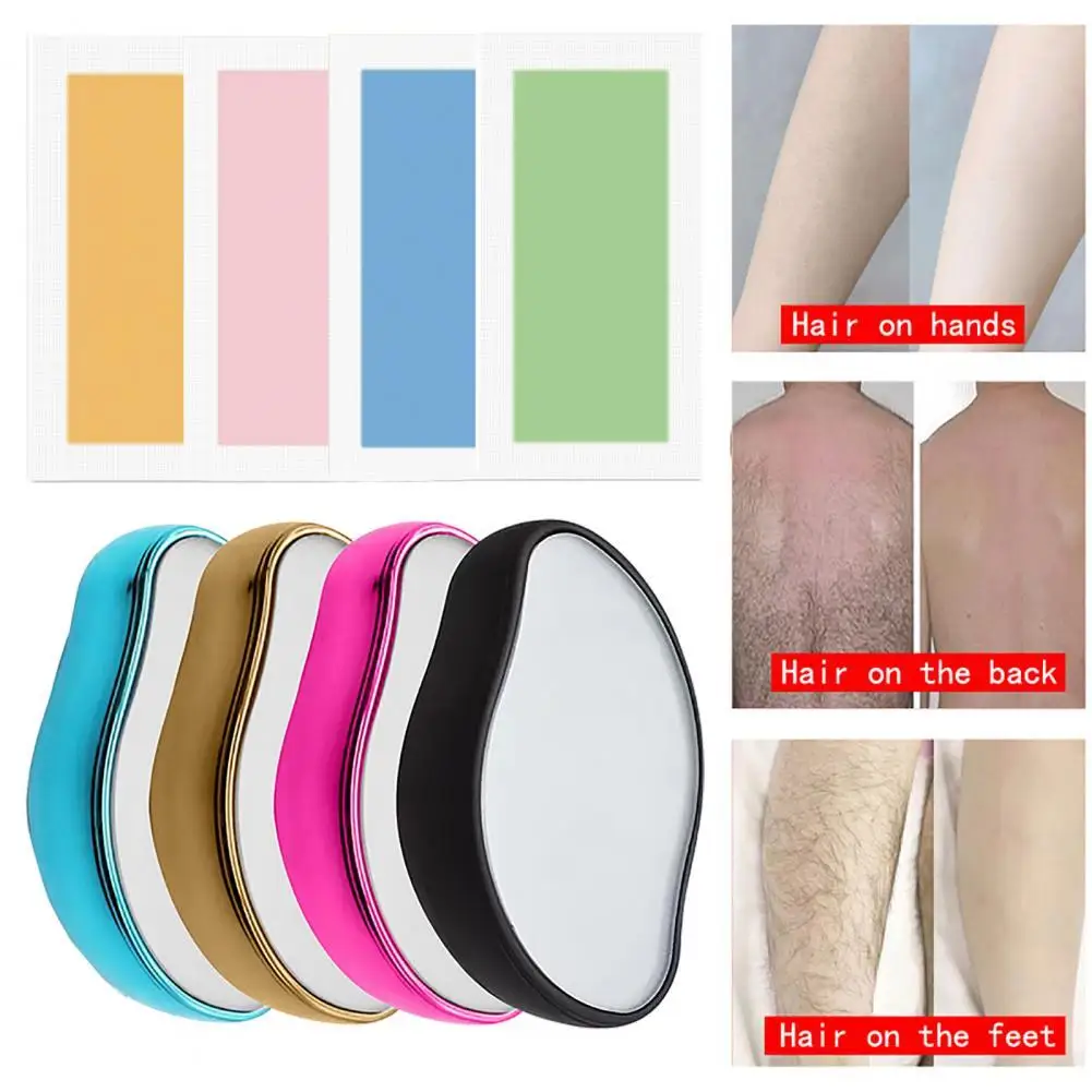 

Нанокристаллическое физическое удаление волос, блестящий Кристальный ластик для волос, безболезненный безопасный эпилятор, Легкая очистк...