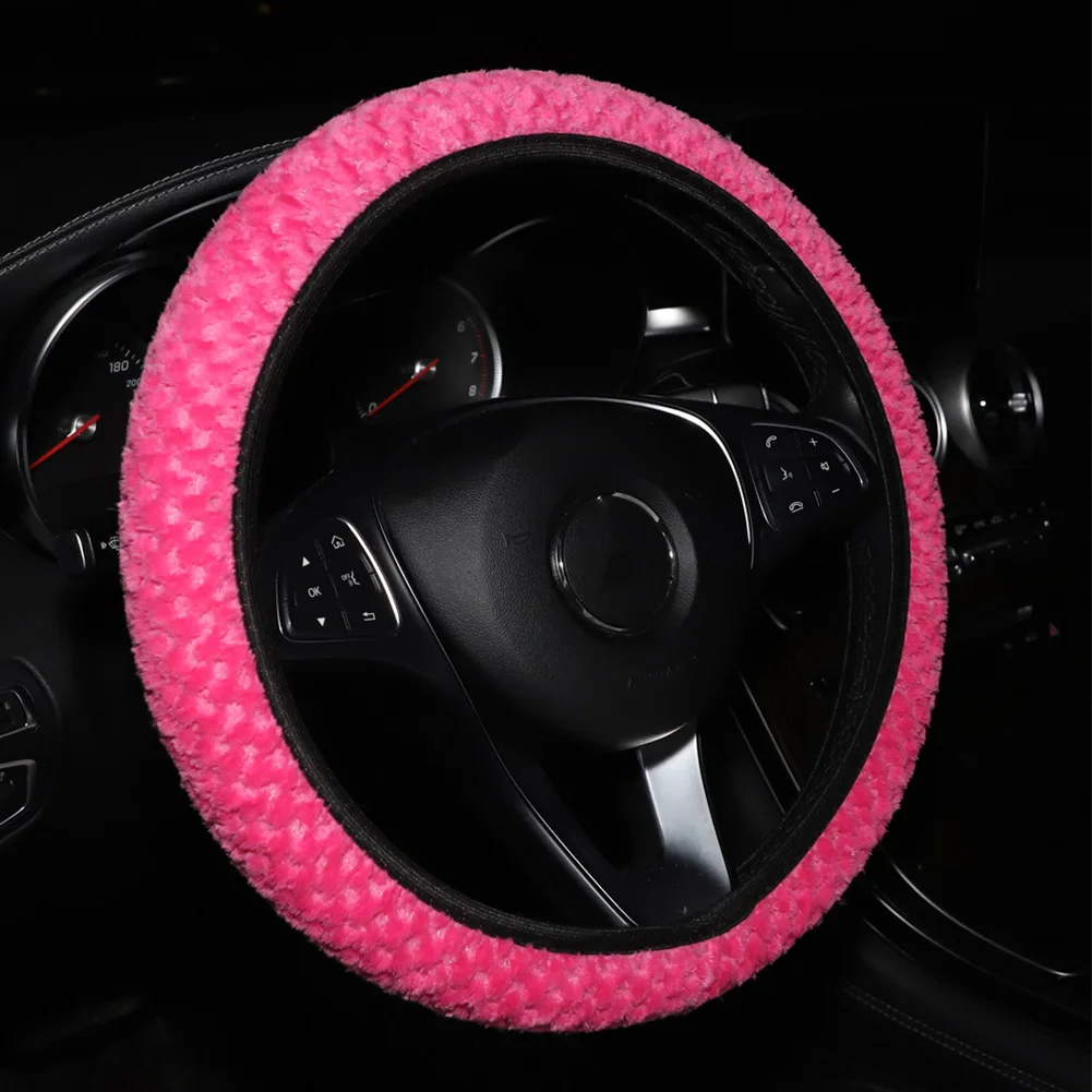 

Steering Wheel Steering Wheel Cover Car Steering Wheel Covers Faux Fur For Winter Universal Decoratuion Tool Hot Sale