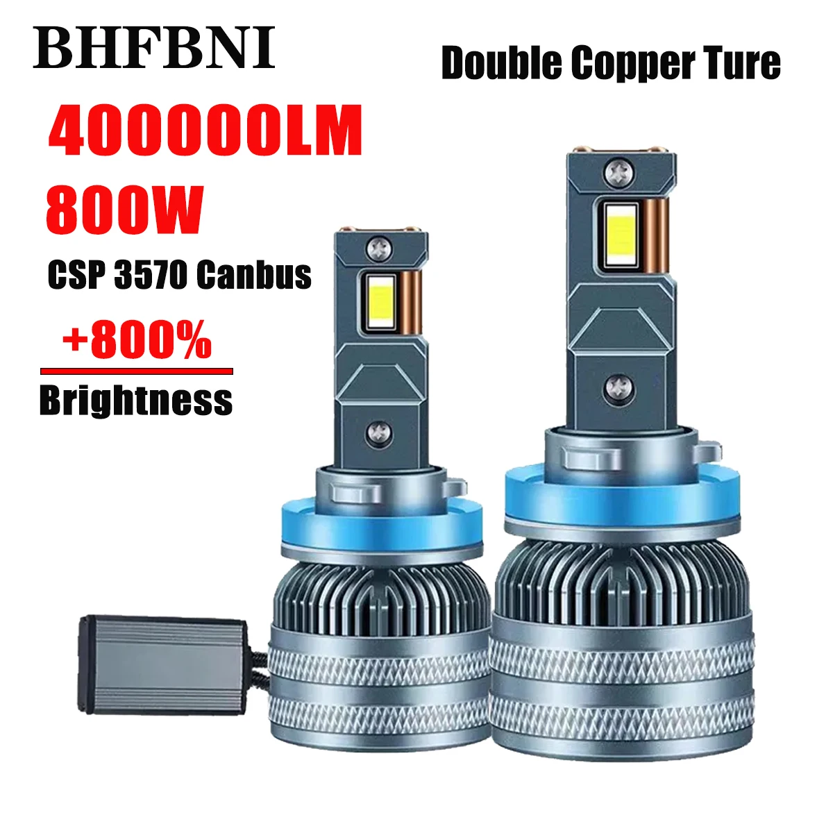 

ZTZPIE 6500K HB3 HB4 9005 9006 H1 H7 H4 H11 9012 D2H Bulb Canbus Led Lamp CSP 3570 Power Car Headlight H3 Light 360W 120000LM