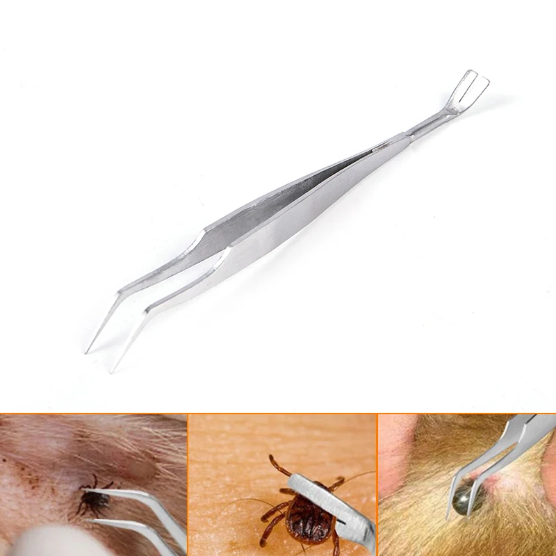 

Cat 1 Dog Quick Ticks Tweezers Professional Stainless To Effectively Pets Tick In Tool Removal 2 Tick Steel Remove For For
