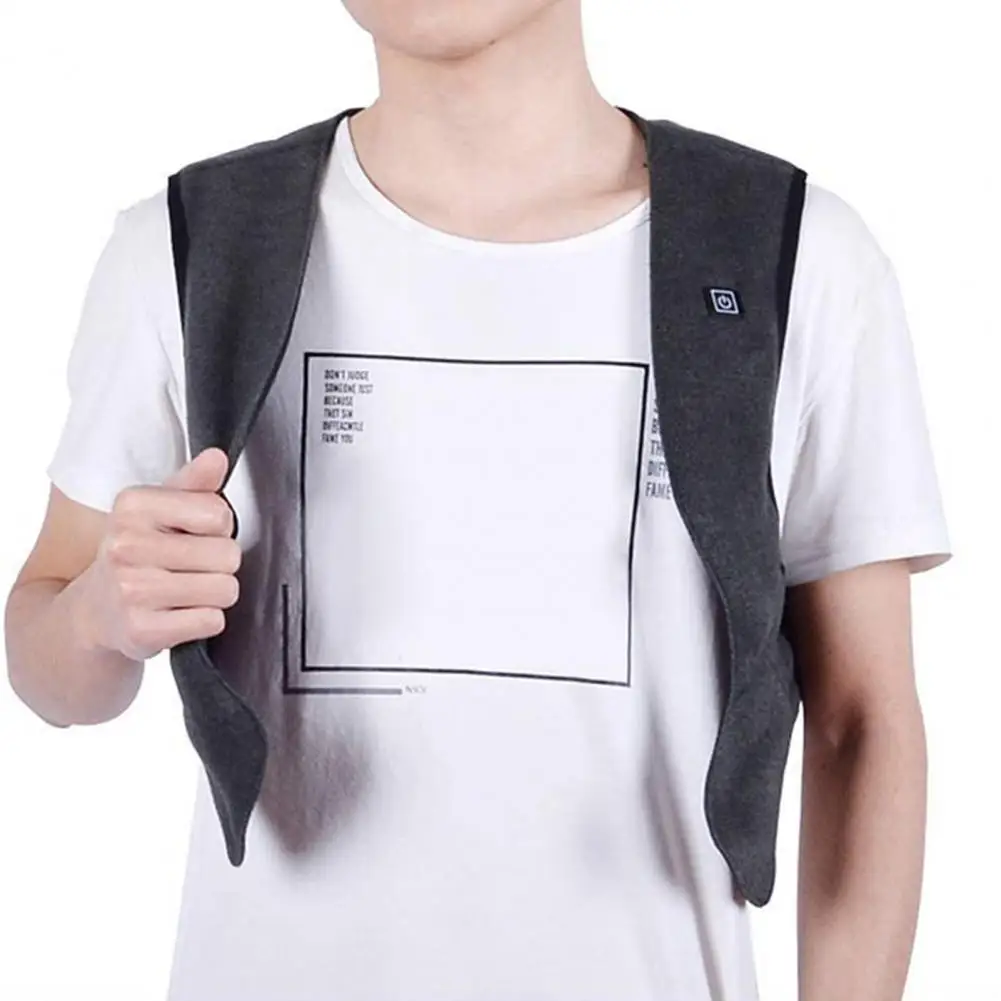 

Electric Heating Vest 3 Gears Heated Vest Women Men Warm Electric Thermal Waistcoat